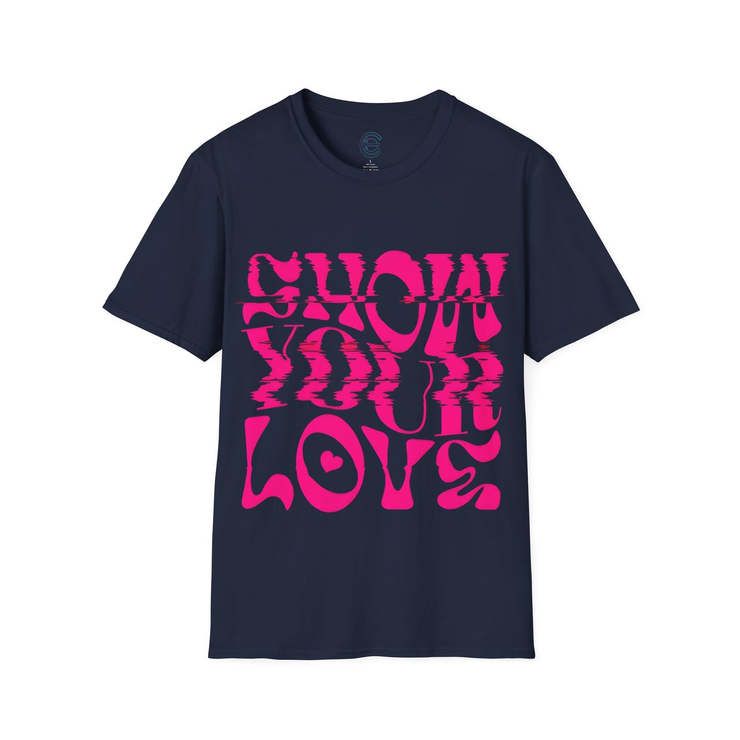 Sho UR Luv - Tropical Blue Graphic T-Shirt