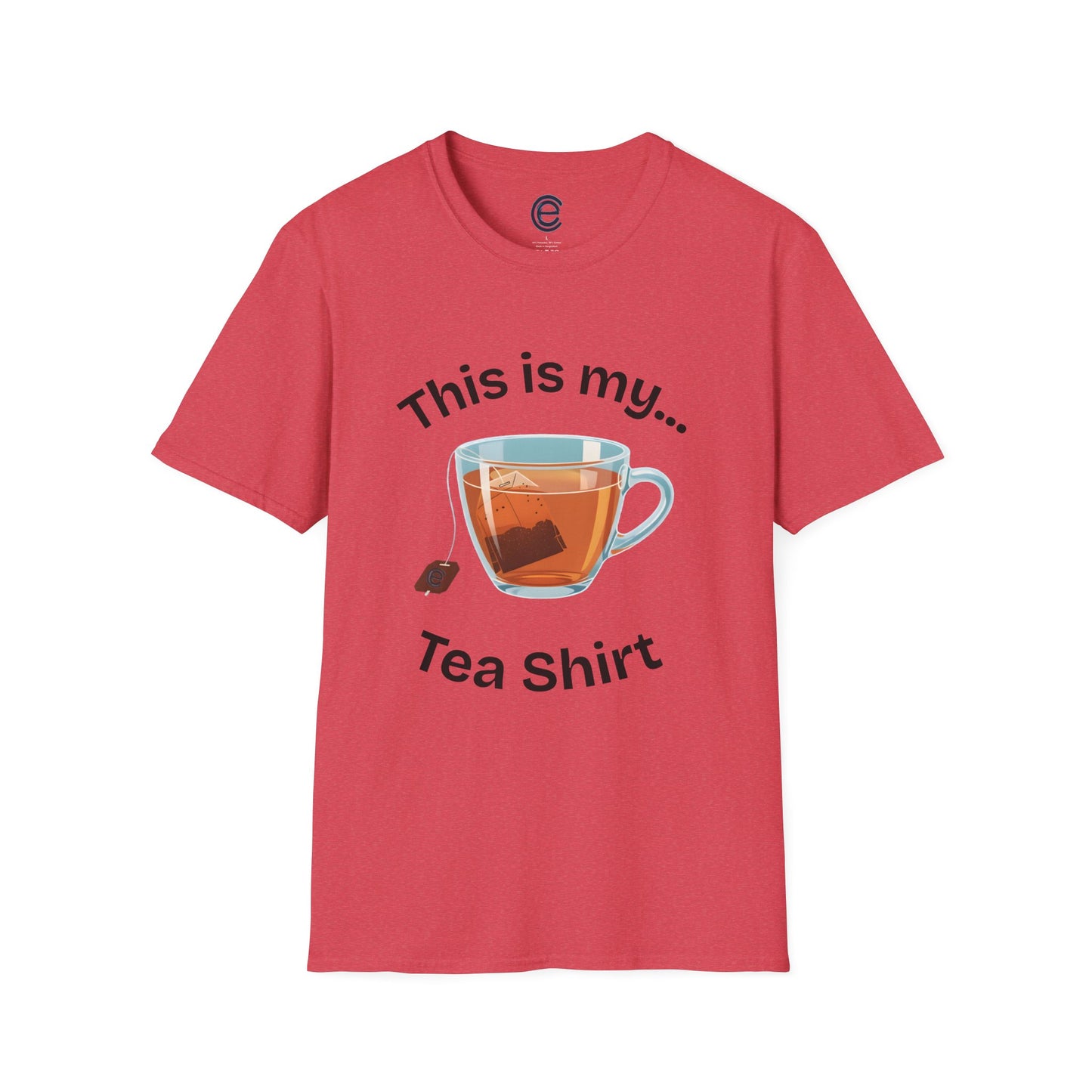This Is My Tea-Shirt - Heather Red Graphic T-Shirt