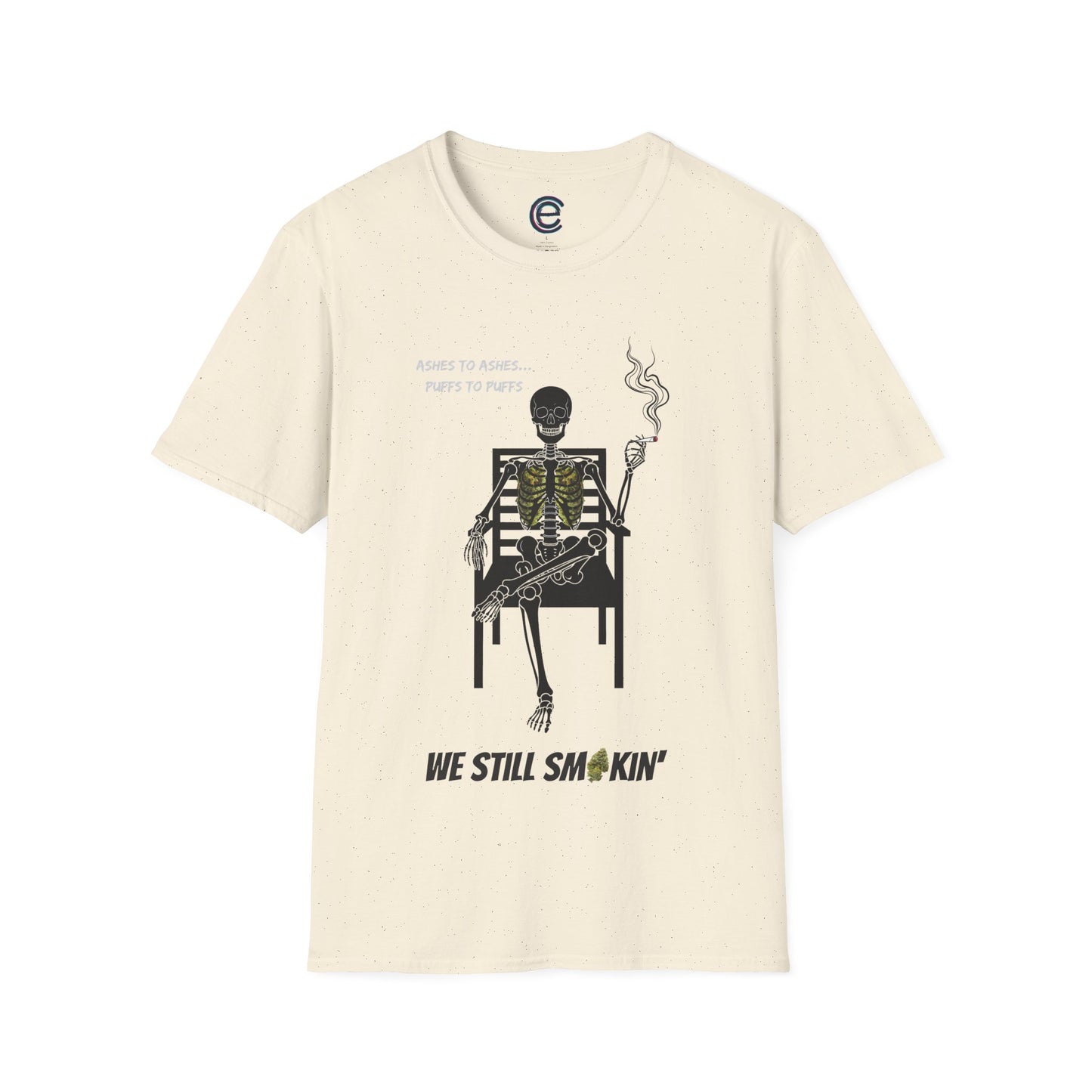 Still Smokin' v2 - Military Green Graphic T-Shirt