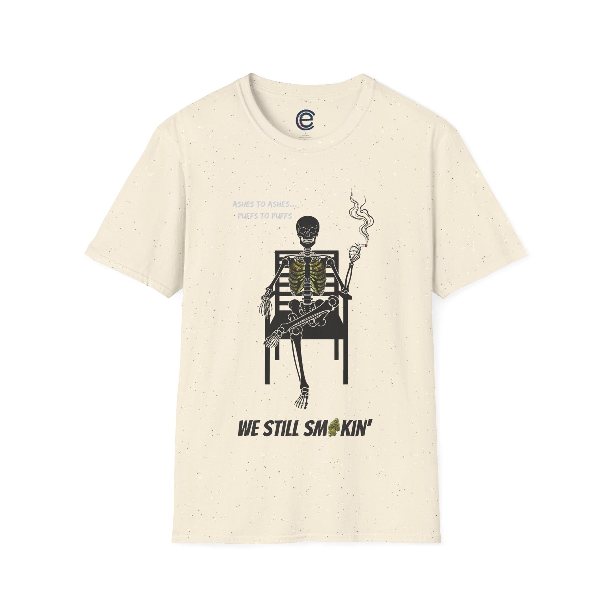 Still Smokin' v2 - Military Green Graphic T-Shirt