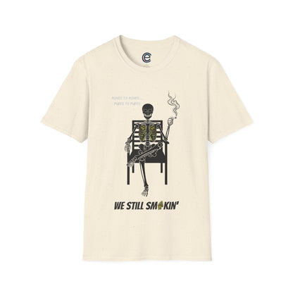 Still Smokin' v2 - Military Green Graphic T-Shirt