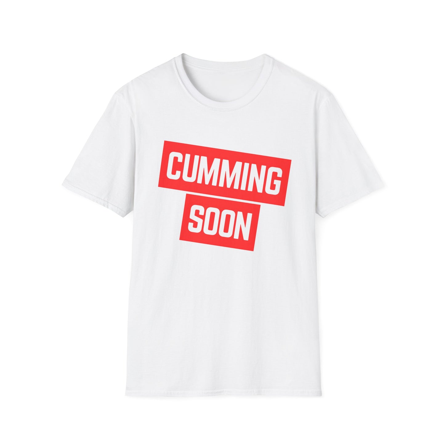 White Coming Soon T-Shirt