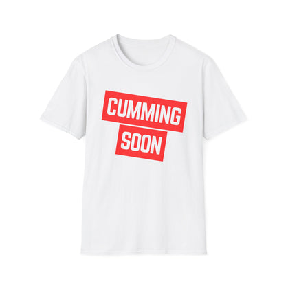 White Coming Soon T-Shirt