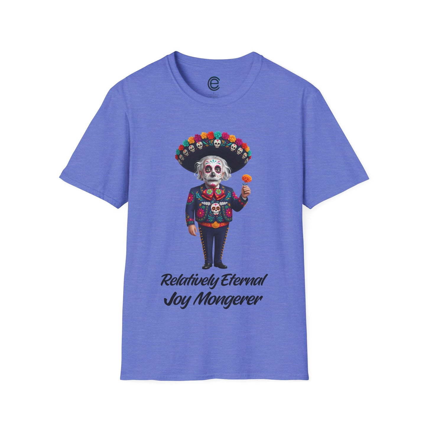 Relatively Eternal Joy Mongerer - Tropical Blue Graphic T-Shirt