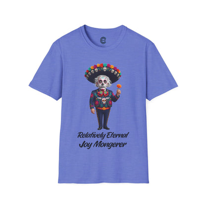 Relatively Eternal Joy Mongerer - Tropical Blue Graphic T-Shirt