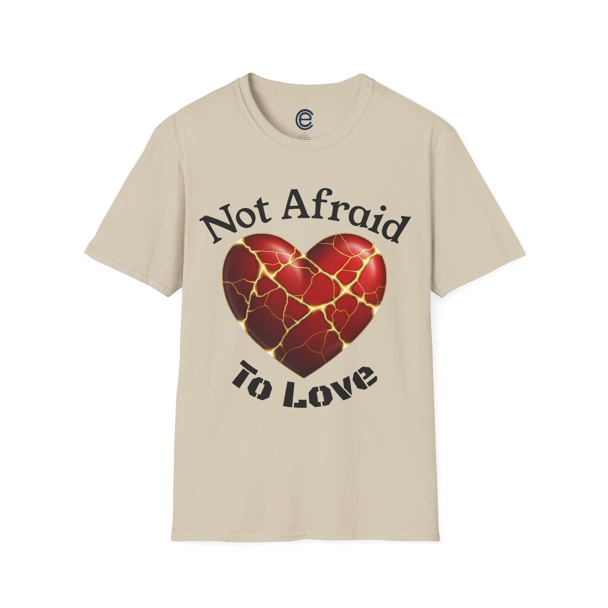 Not Afraid To Love - Royal Graphic T-Shirt