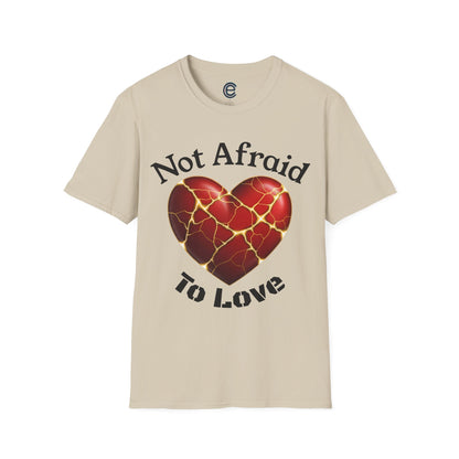 Not Afraid To Love - Royal Graphic T-Shirt