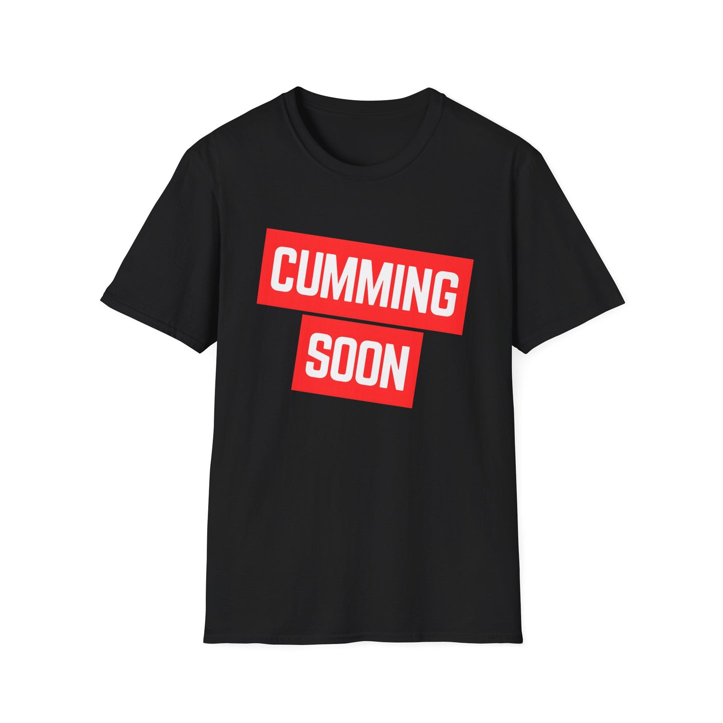 Black Coming Soon T-Shirt