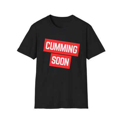 Black Coming Soon T-Shirt