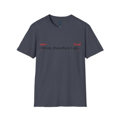 Overthink & Tired - Sapphire Graphic T-Shirt