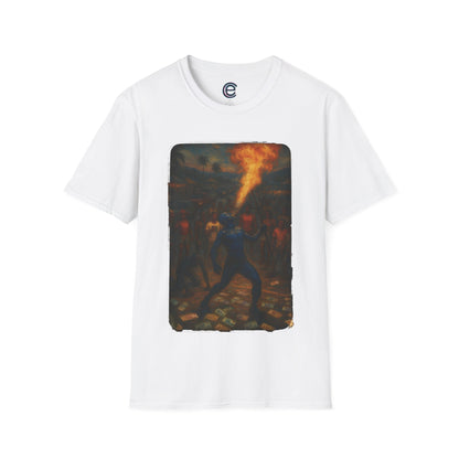 Pay The Devil - Navy Graphic T-Shirt