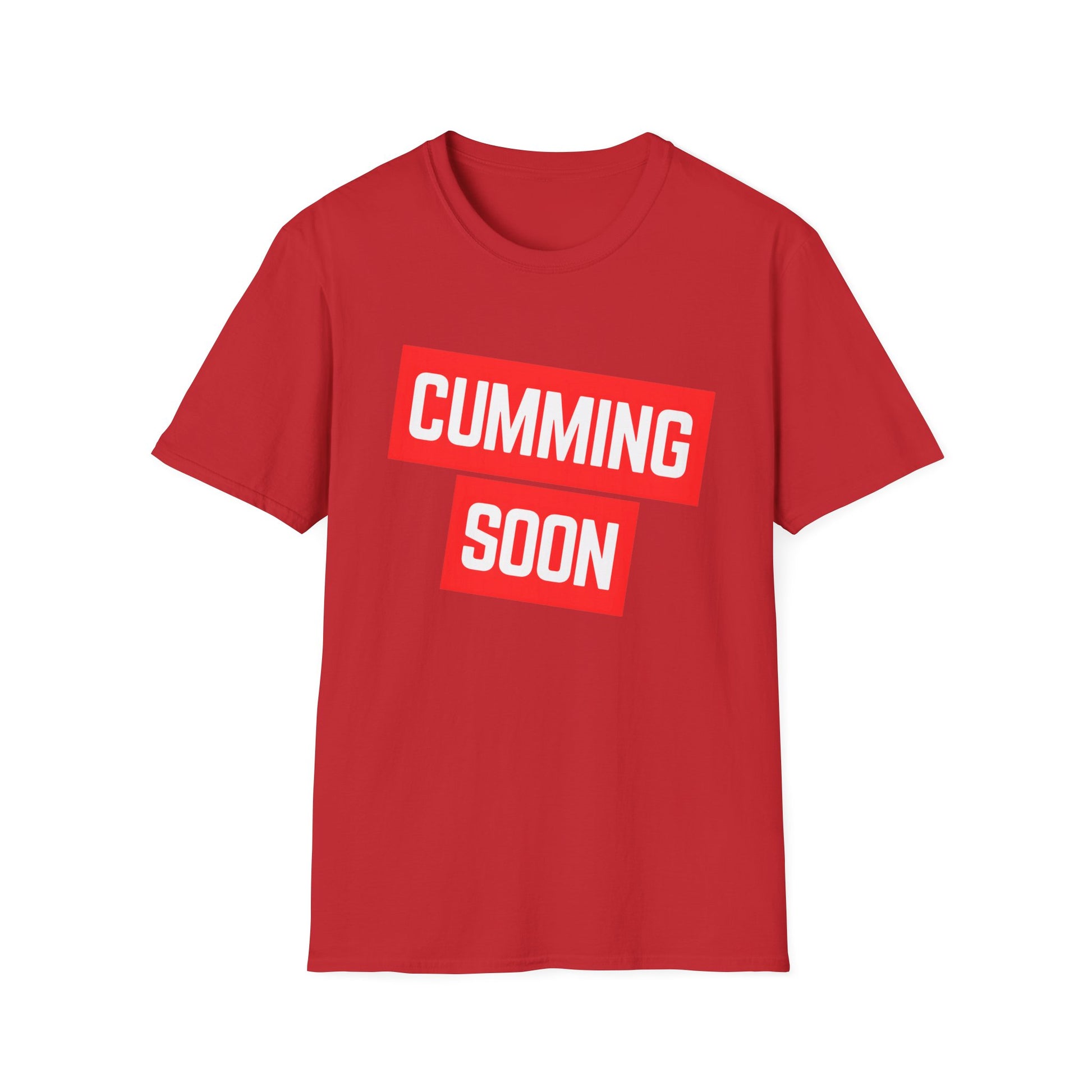Red Coming Soon T-Shirt