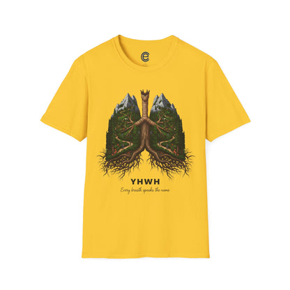 YHWH - Every Breath Connects Us All T-Shirt