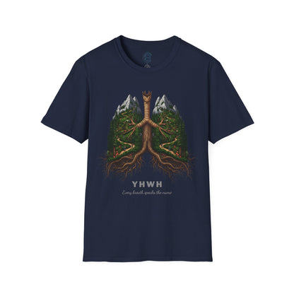 YHWH - Every Breath Connects Us All T-Shirt
