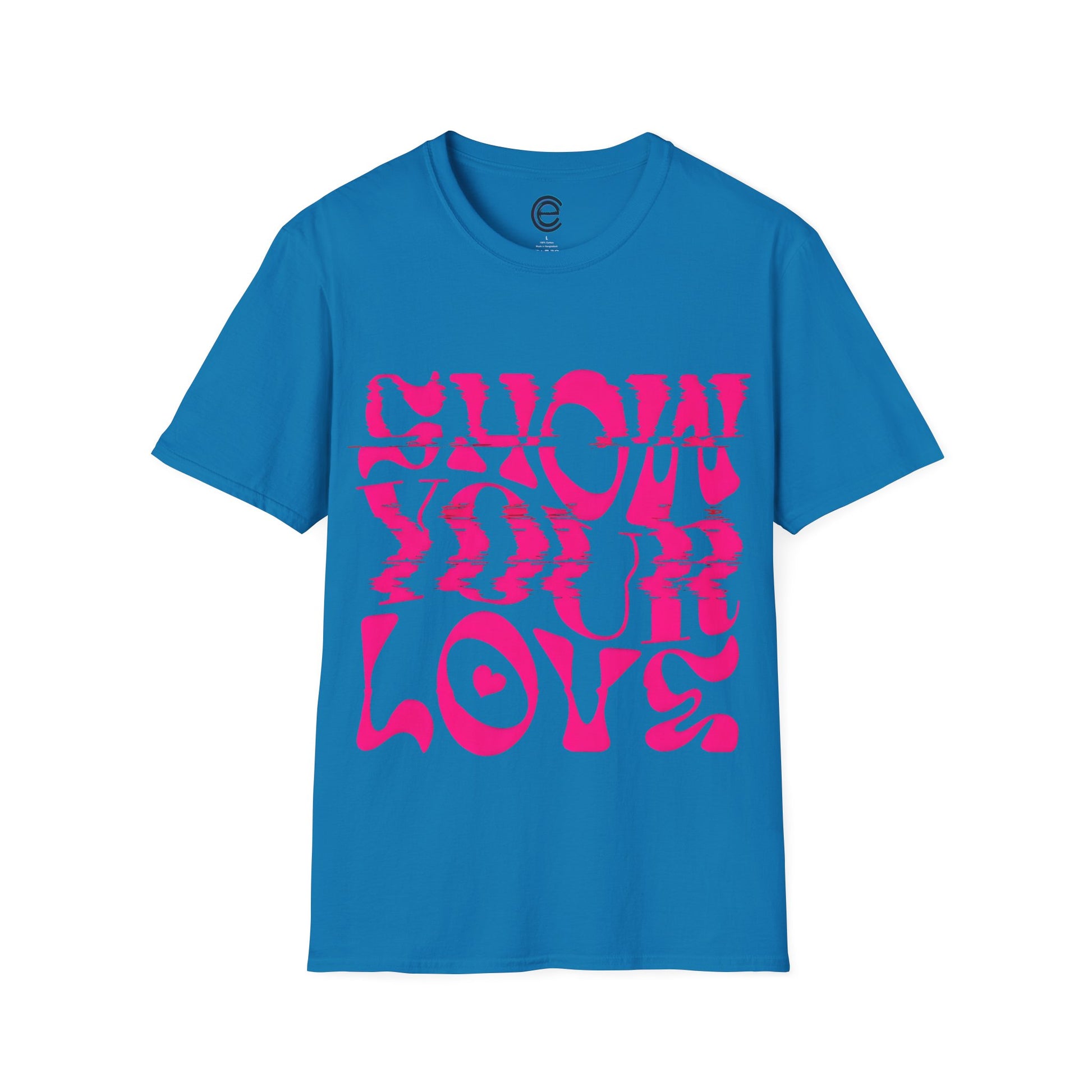 Sho UR Luv - Heather Navy Graphic T-Shirt