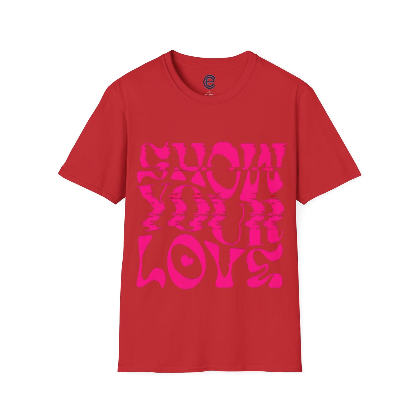 Sho UR Luv - Heather Red Graphic T-Shirt