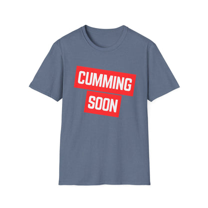 Heather Indigo Coming Soon T-Shirt