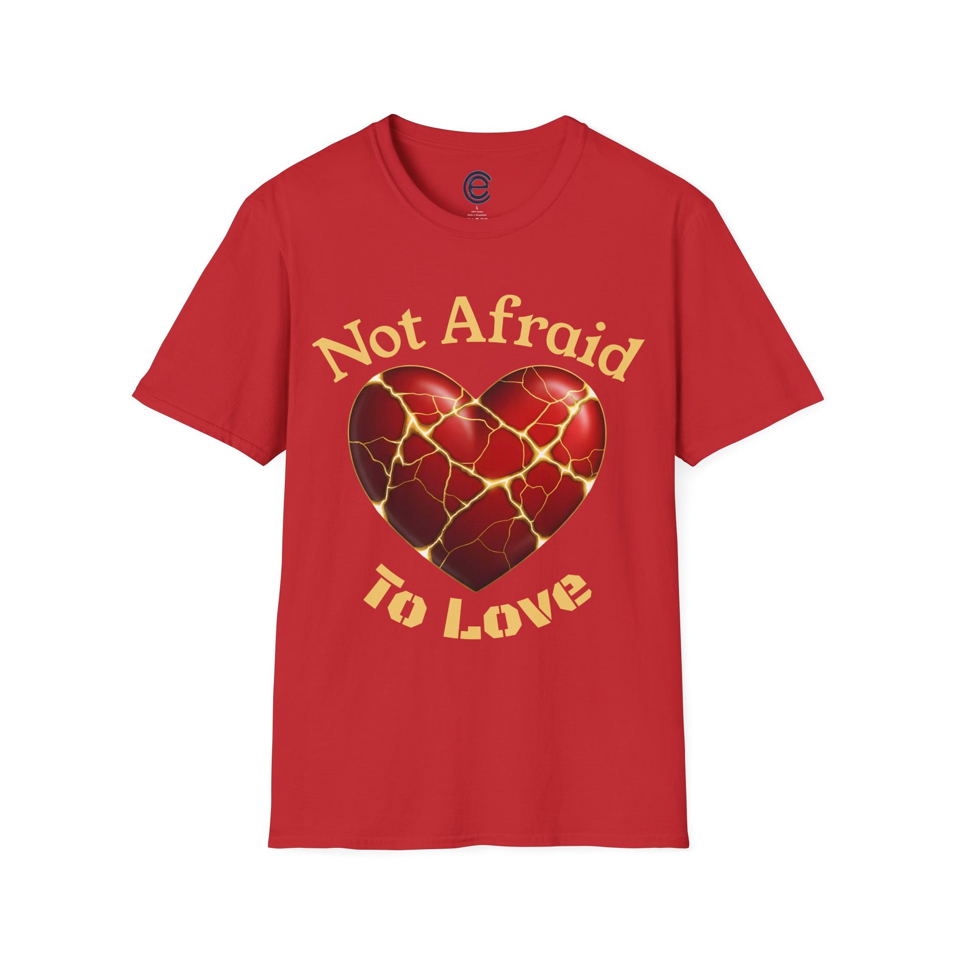 Not Afraid To Love - Sand Graphic T-Shirt