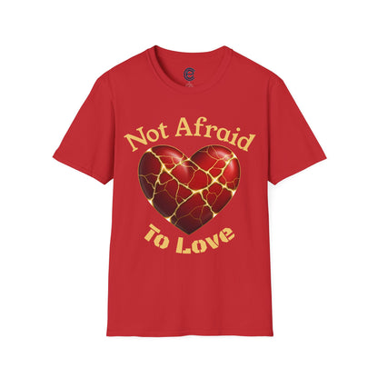 Not Afraid To Love - Sand Graphic T-Shirt