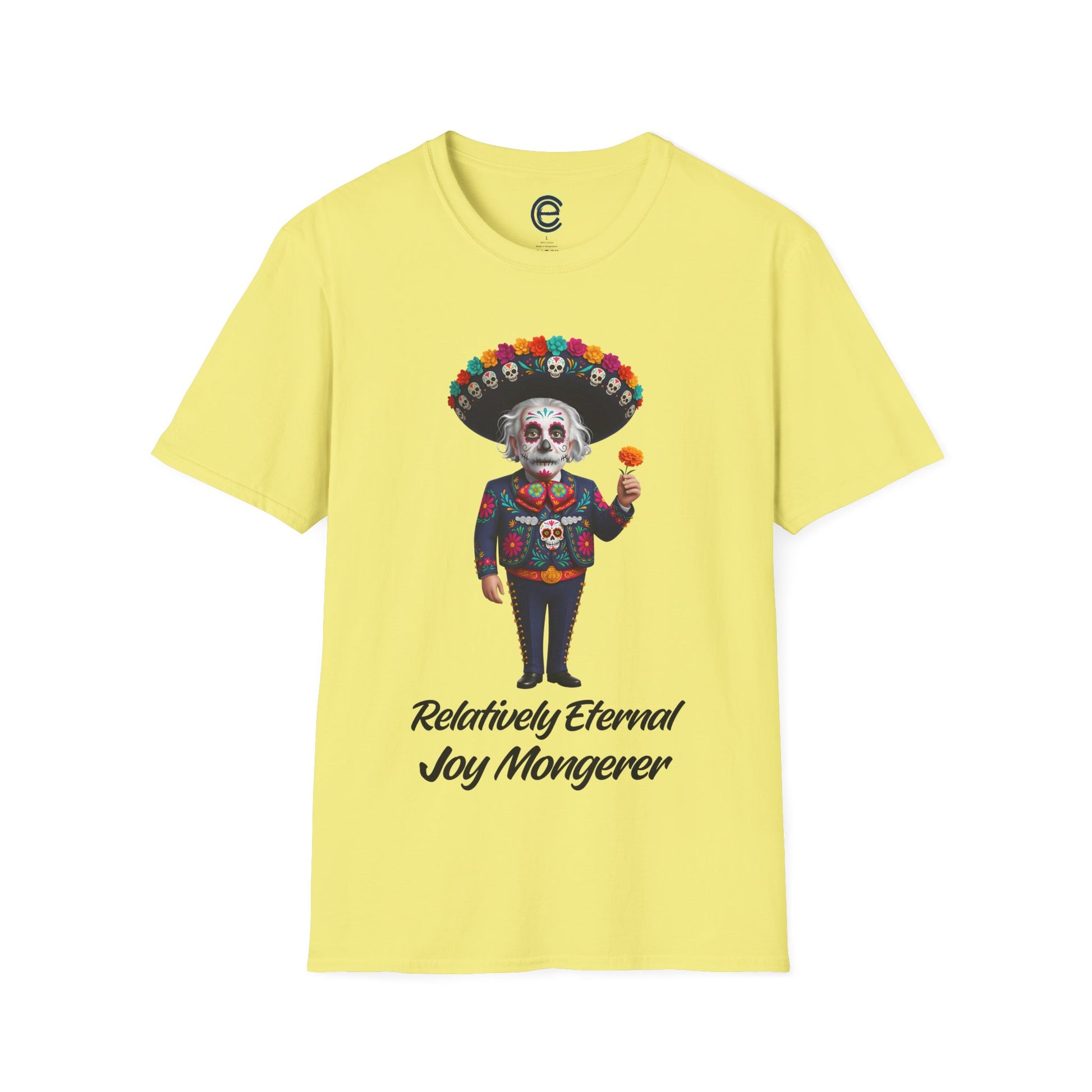 Relatively Eternal Joy Mongerer - Cornsilk Graphic T-Shirt