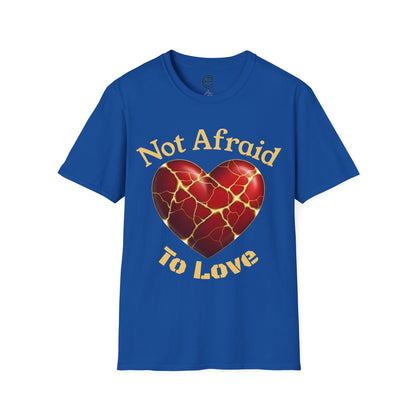 Not Afraid To Love - Tropical Blue Graphic T-Shirt