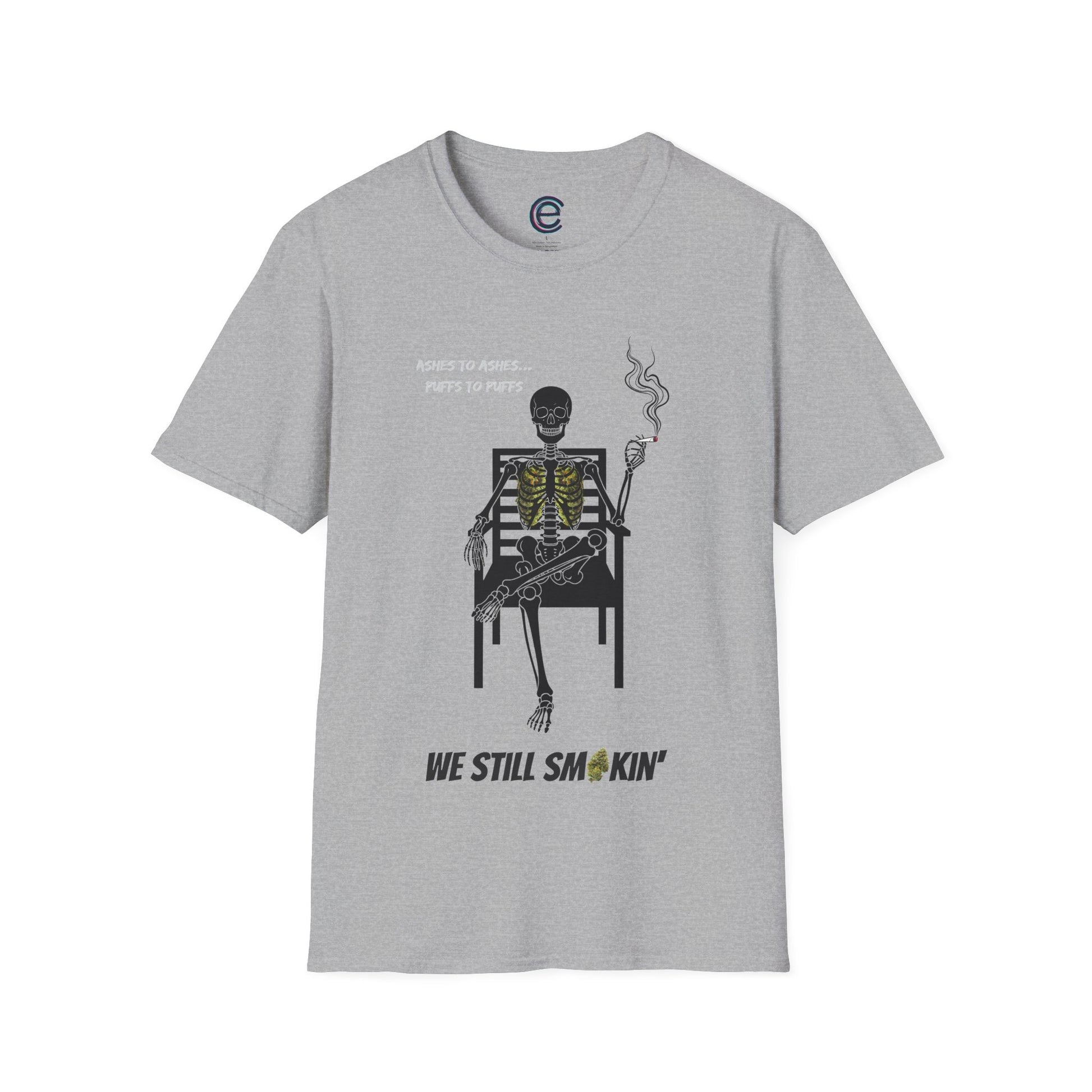 Still Smokin' v2 - White Graphic T-Shirt