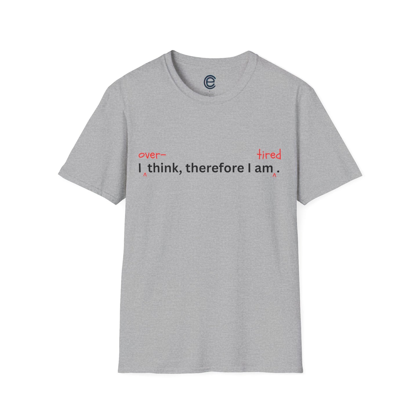 Overthink & Tired - Royal Graphic T-Shirt