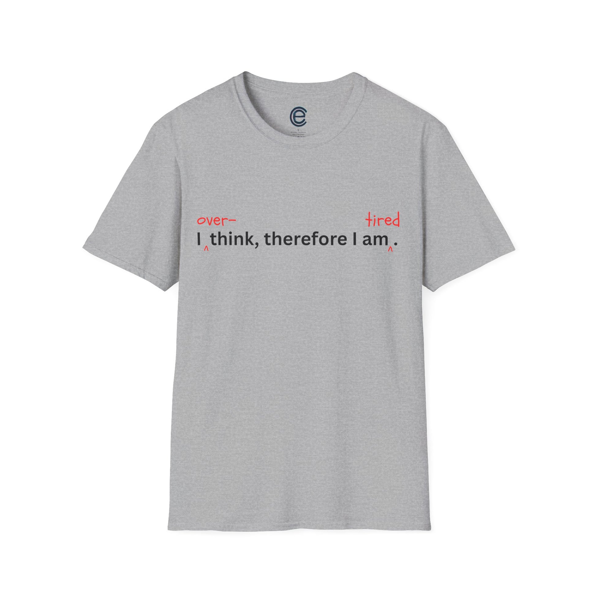 Overthink & Tired - Royal Graphic T-Shirt