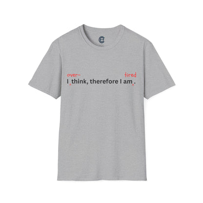 Overthink & Tired - Royal Graphic T-Shirt