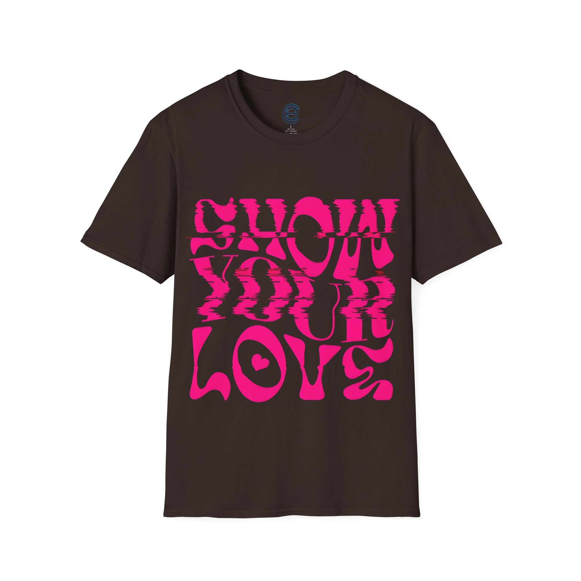 Sho UR Luv - Dark Chocolate Graphic T-Shirt