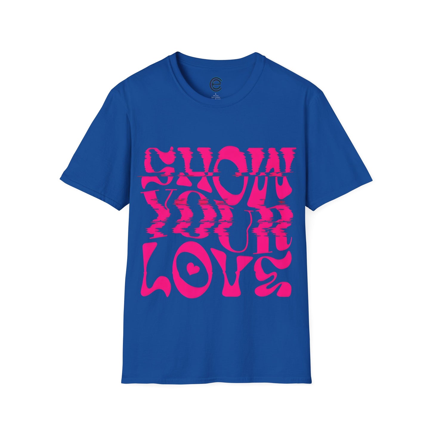 Sho UR Luv - Heather Royal Graphic T-Shirt