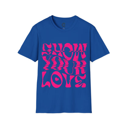 Sho UR Luv - Heather Royal Graphic T-Shirt