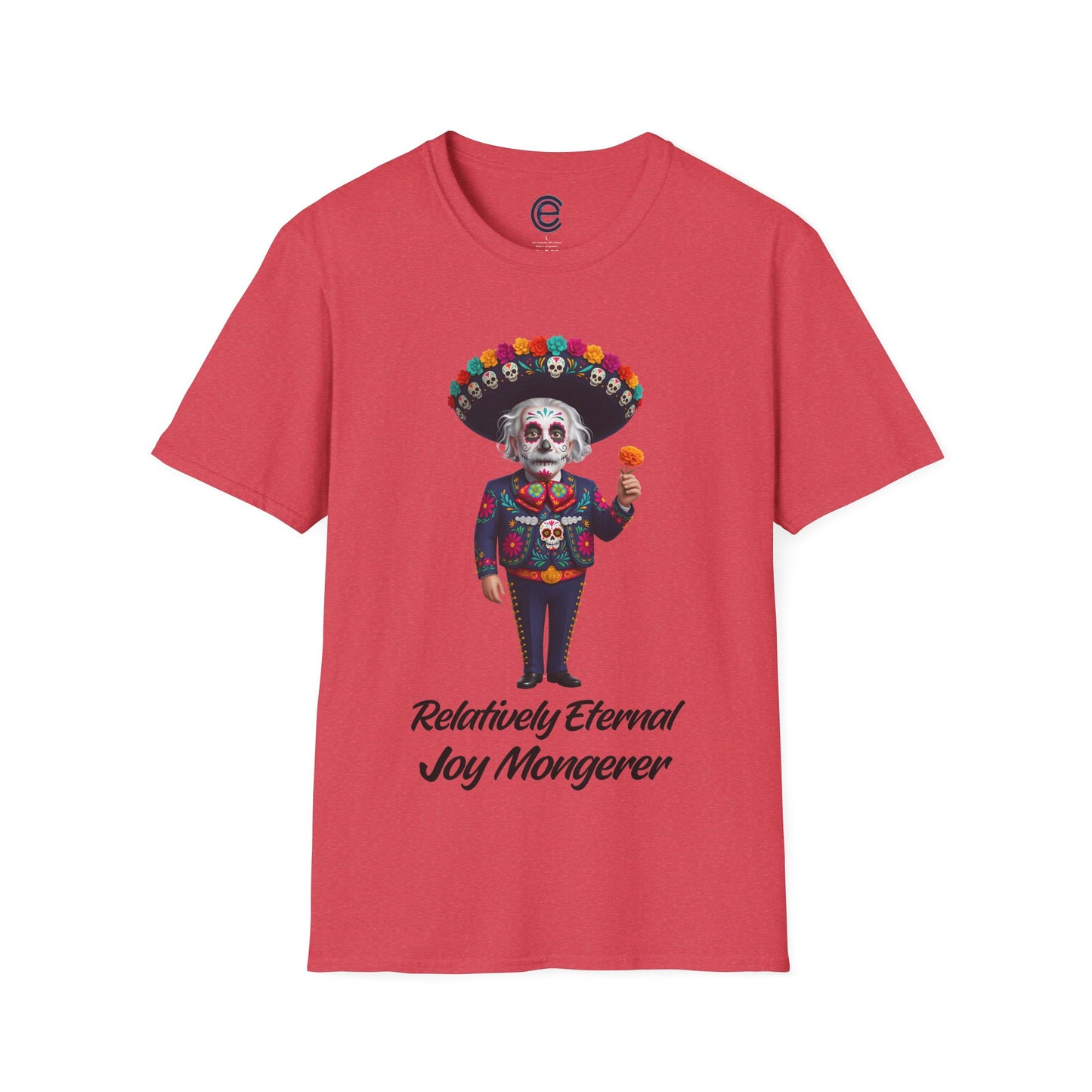 Relatively Eternal Joy Mongerer - White Graphic T-Shirt