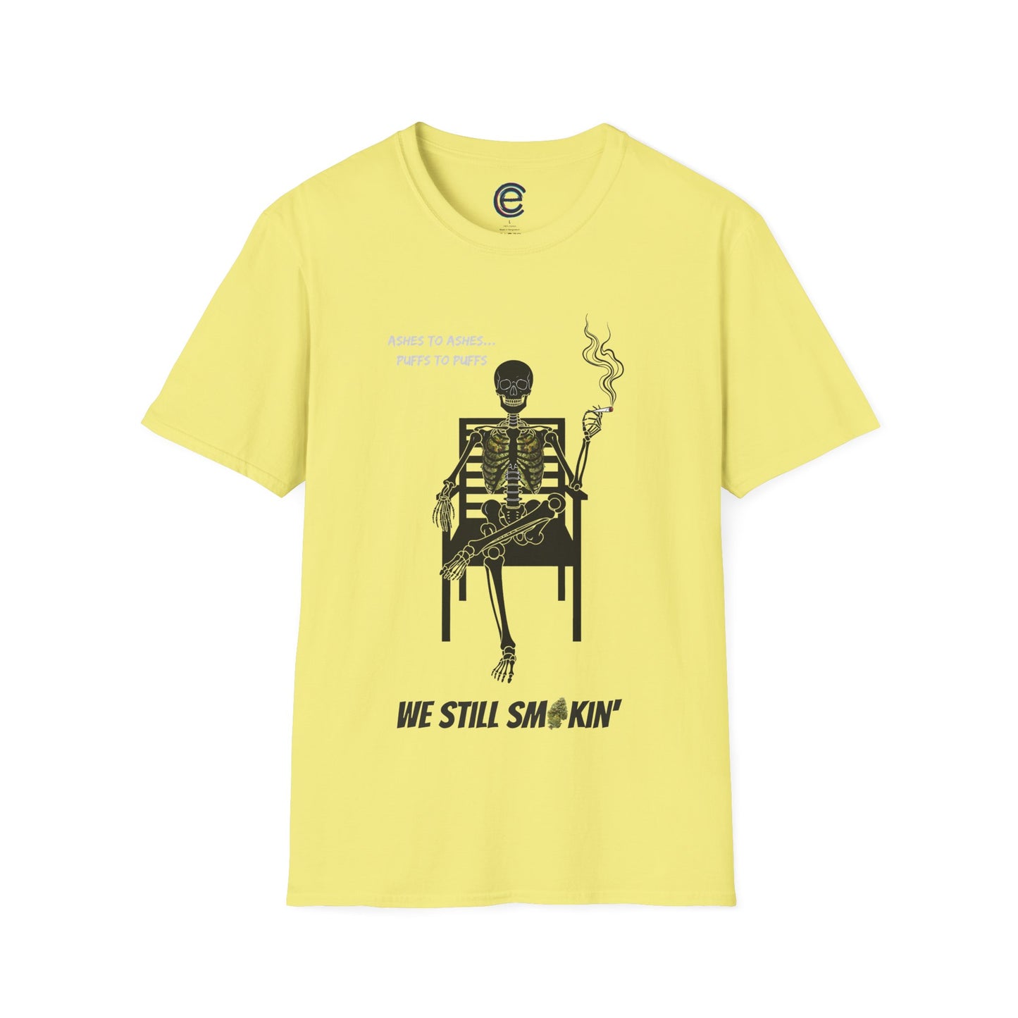 Still Smokin' v2 - Ice Grey Graphic T-Shirt