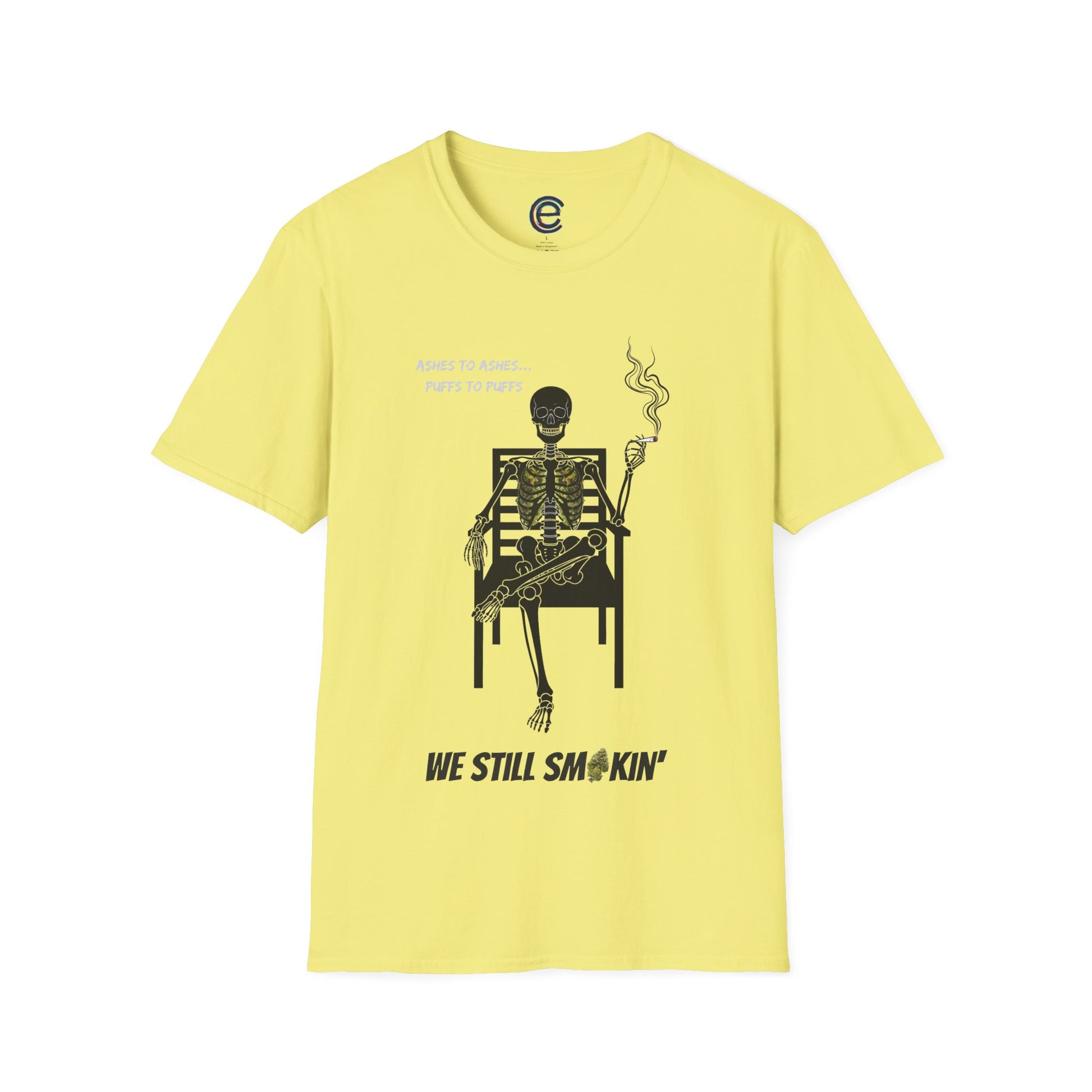 Still Smokin' v2 - Ice Grey Graphic T-Shirt