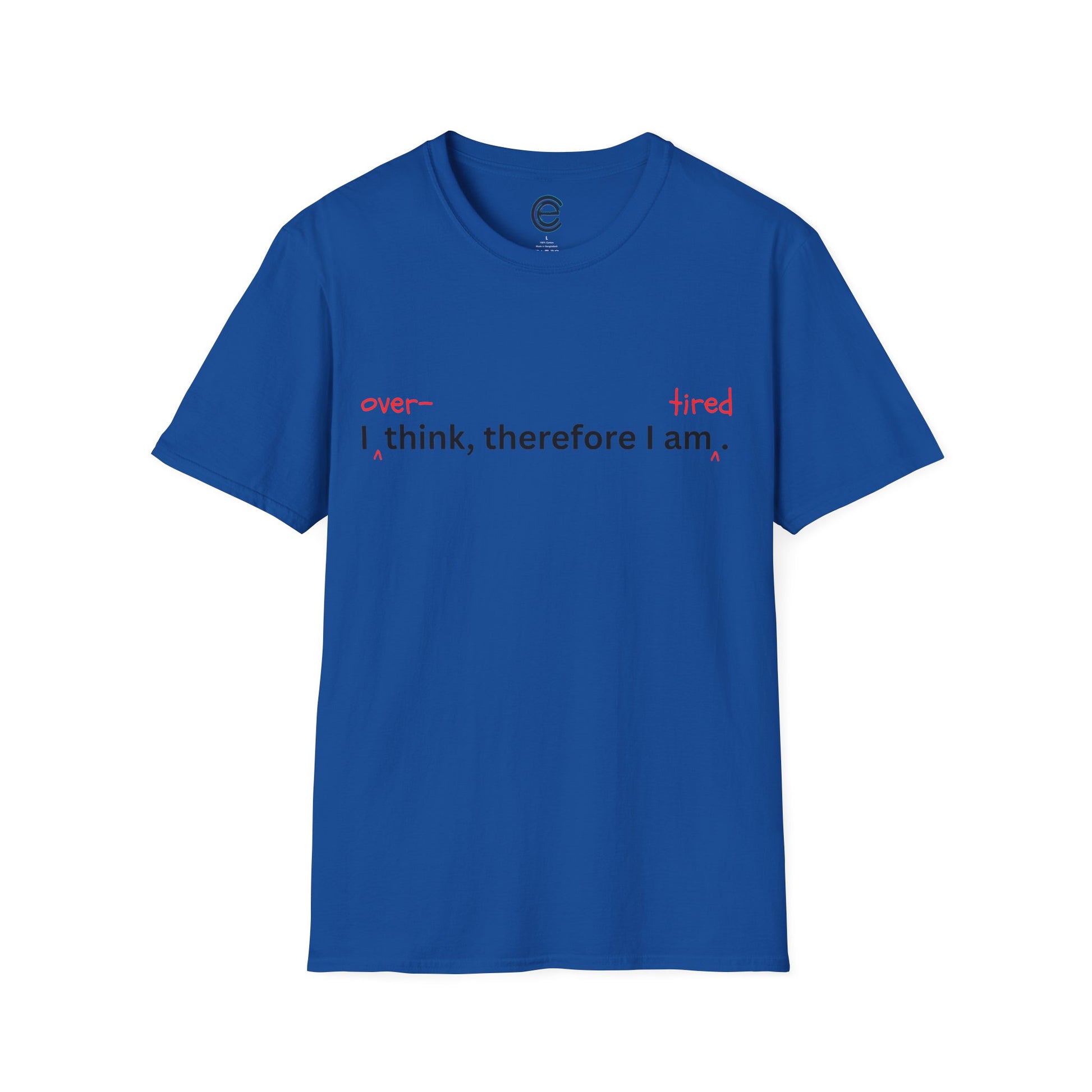 Overthink & Tired - Sand Graphic T-Shirt