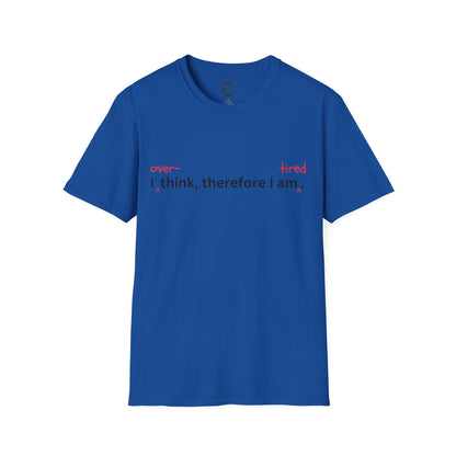Overthink & Tired - Sand Graphic T-Shirt
