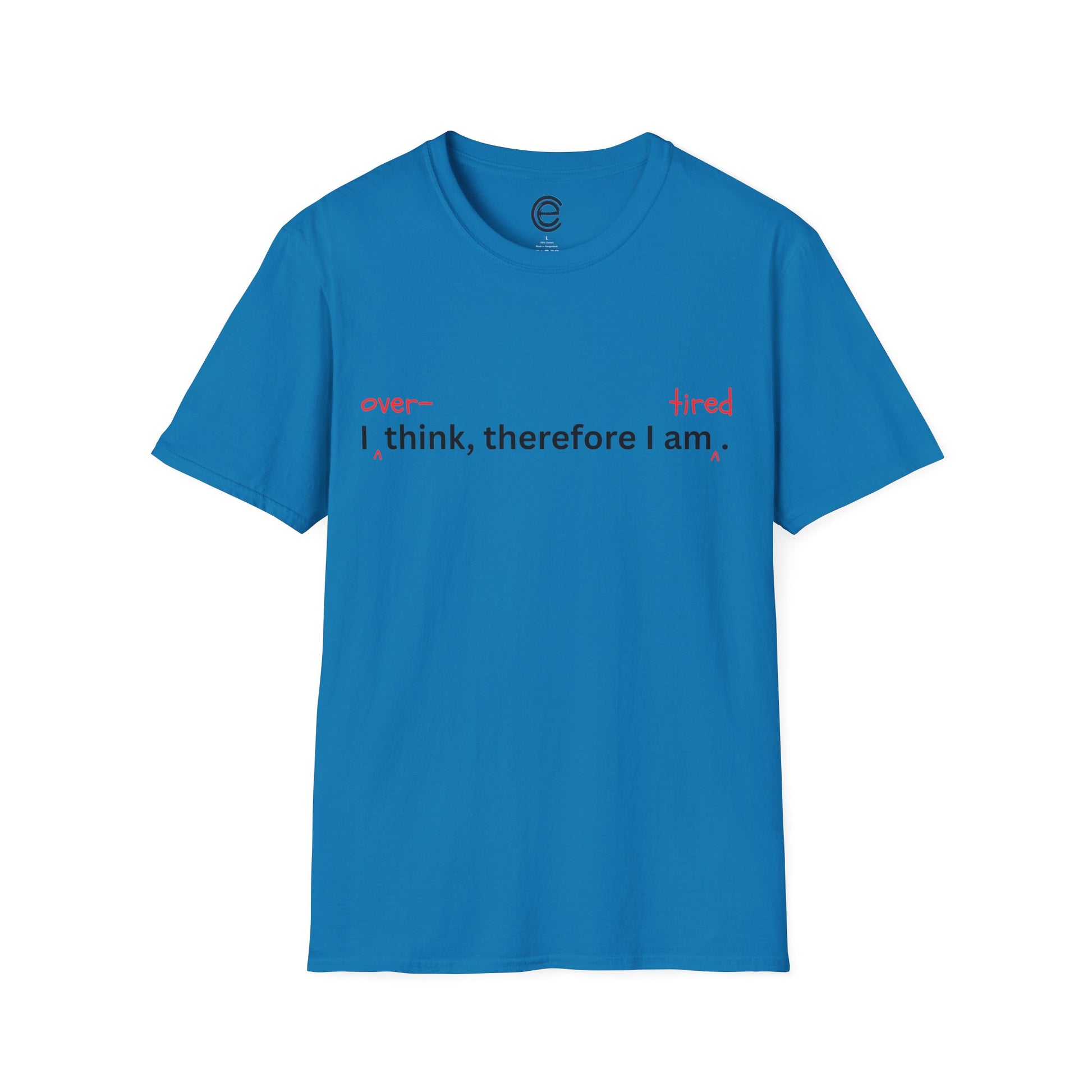 Overthink & Tired - Cornsilk Graphic T-Shirt
