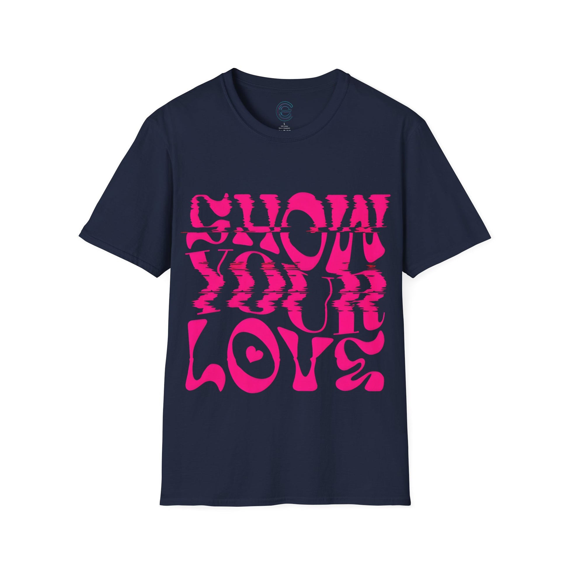 Sho UR Luv - Tropical Blue Graphic T-Shirt