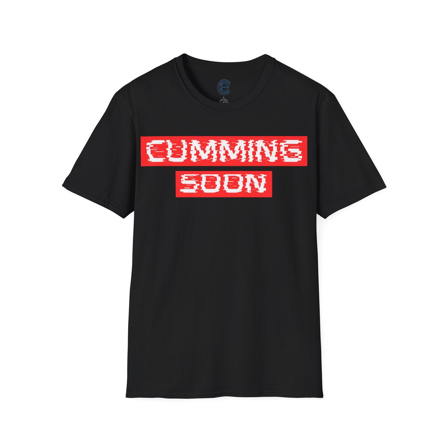 Arriving Shortly... - Black Graphic T-Shirt