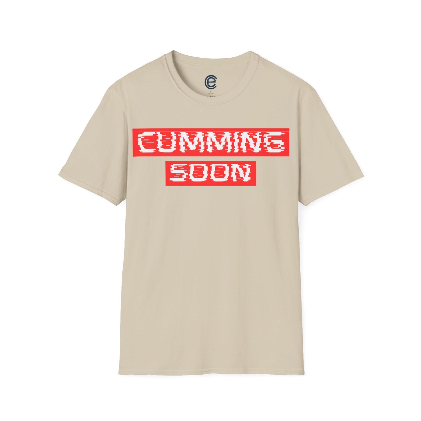 Arriving Shortly... - Sand Graphic T-Shirt