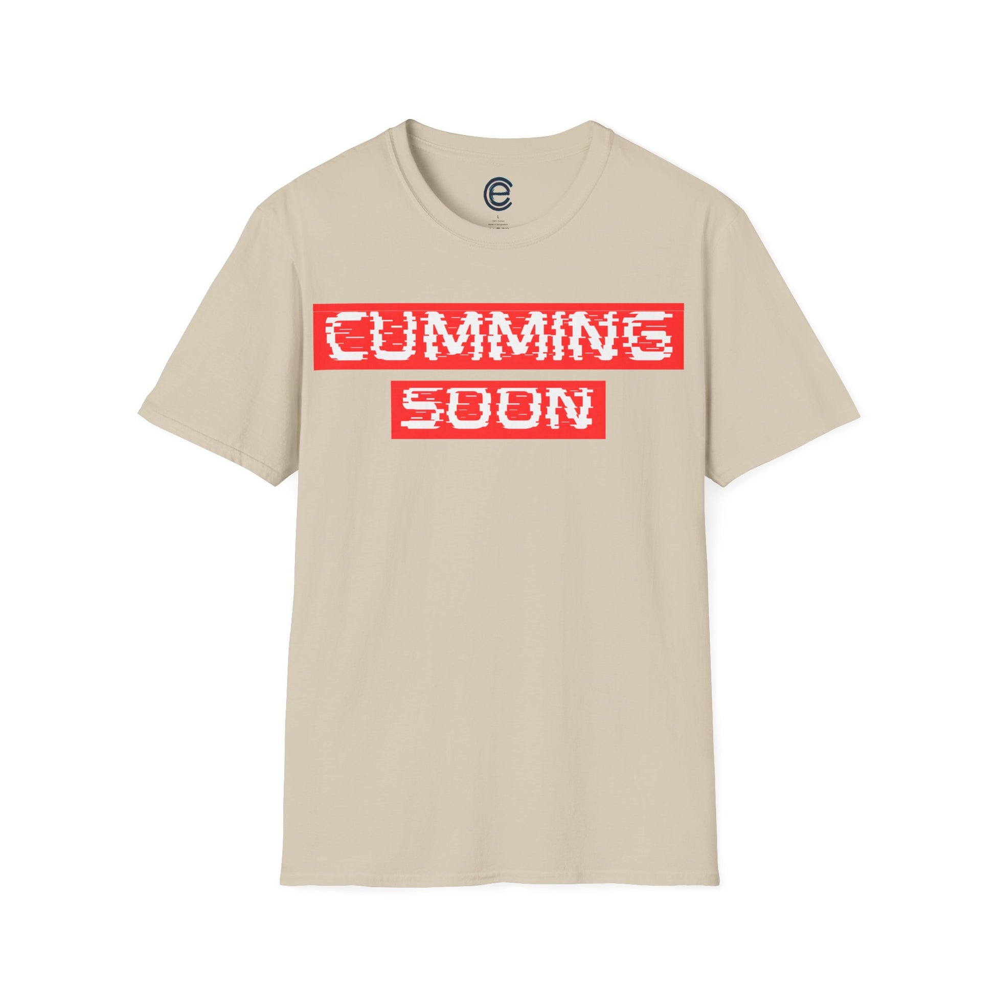 Arriving Shortly... - Sand Graphic T-Shirt