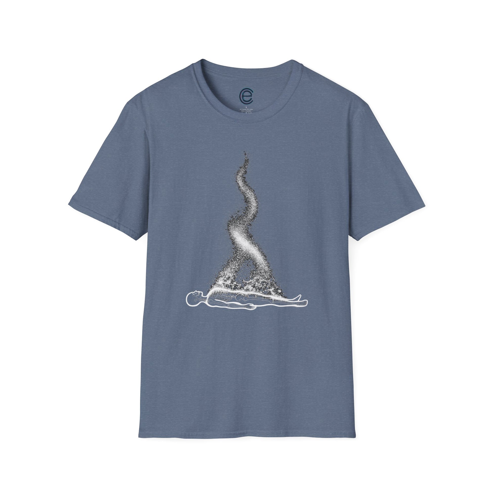 Ashes To Ashes - Heather Indigo Graphic T-Shirt