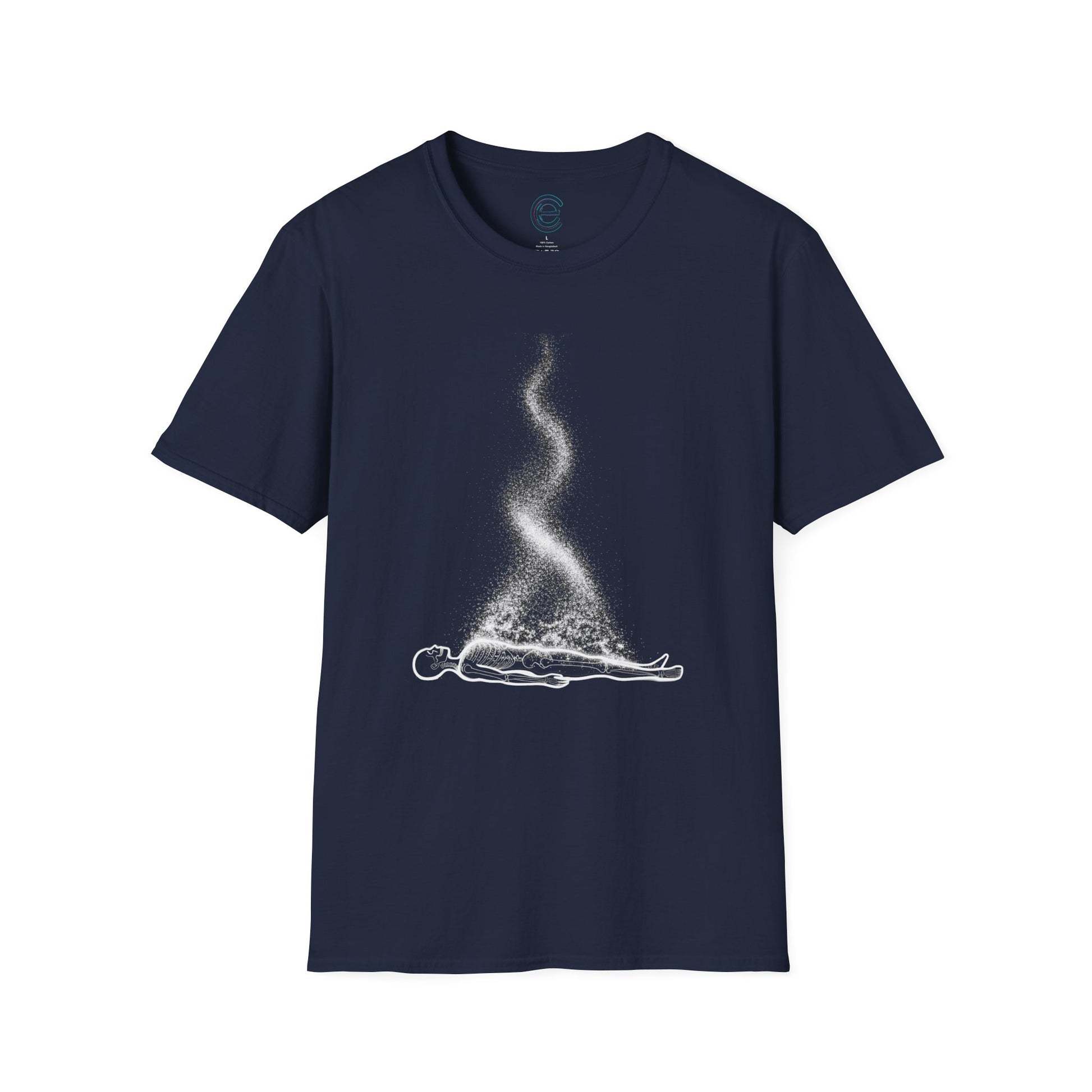Ashes To Ashes - Navy Graphic T-Shirt