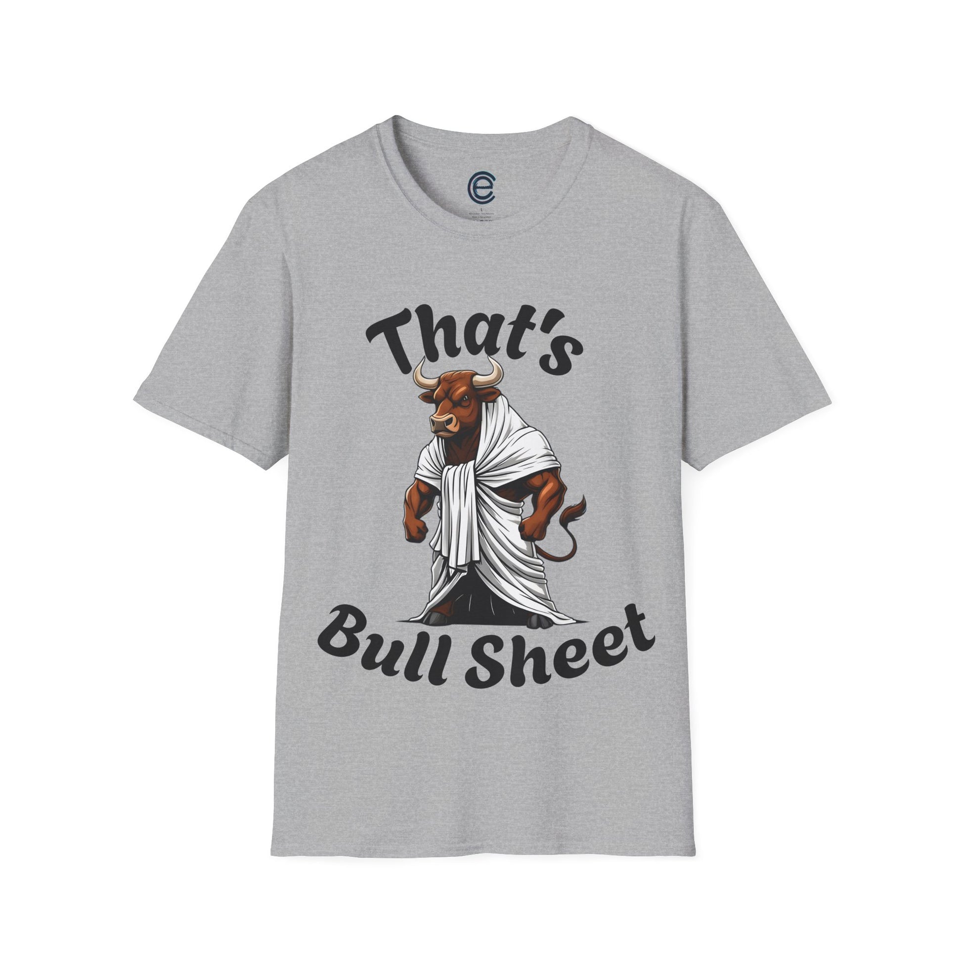 Bull Sheet - Sport Grey Graphic T-Shirt