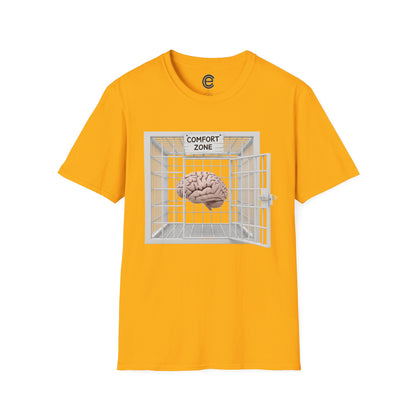 Comfort Zone Illusion - Gold Graphic T-Shirt