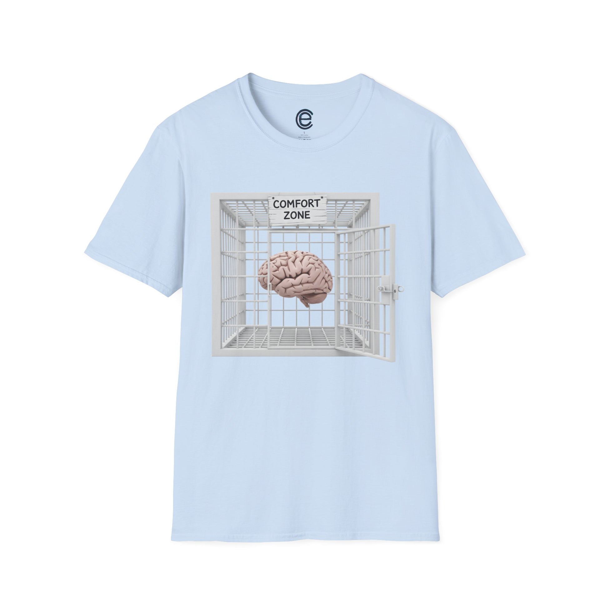Comfort Zone Illusion - Heather Royal Graphic T-Shirt