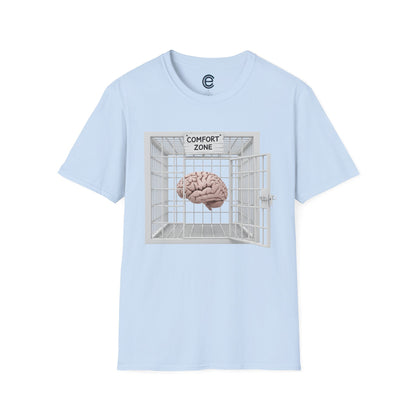 Comfort Zone Illusion - Heather Royal Graphic T-Shirt