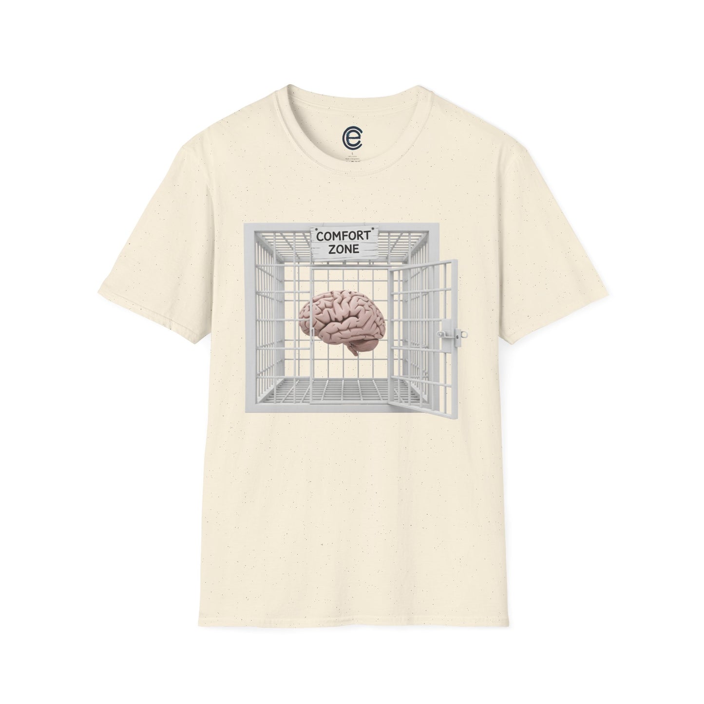 Comfort Zone Illusion - Light Blue Graphic T-Shirt