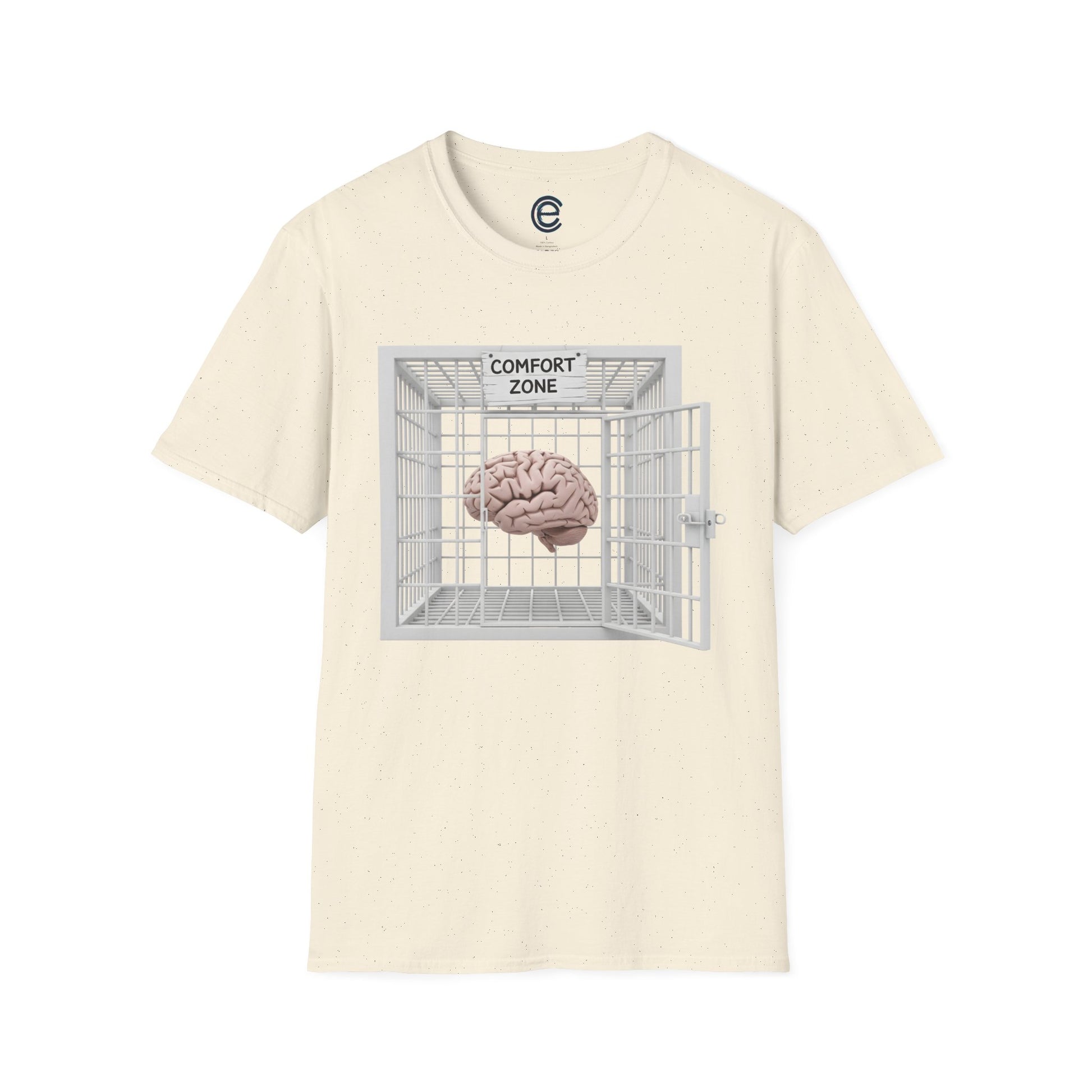 Comfort Zone Illusion - Light Blue Graphic T-Shirt